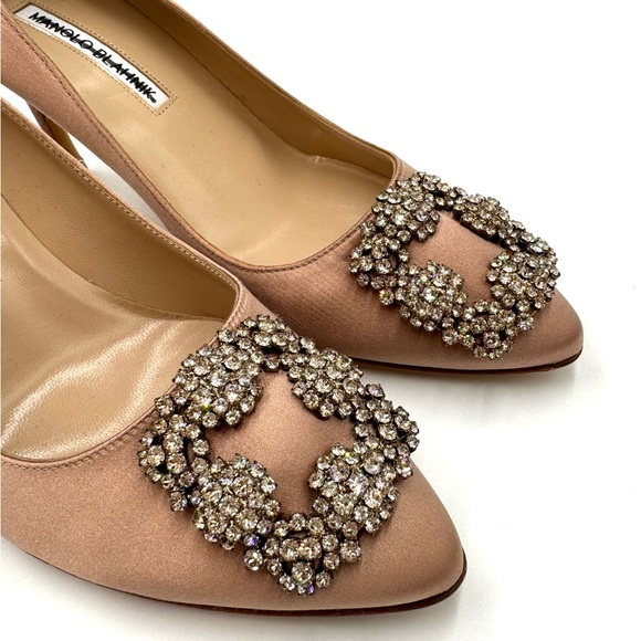 Manolo Blahnik Hangisi Pointed Toe Pump - Picture 4 of 6